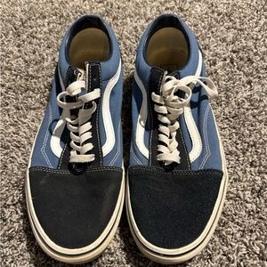 Vans Blue and Black Men's Sneakers